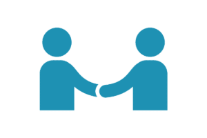 icon of two people shaking hands